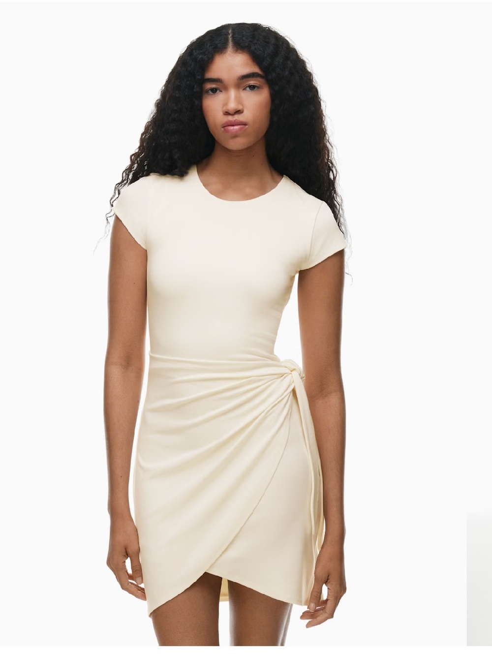 Aritzia Wilfred New Lune Dress Eggshell